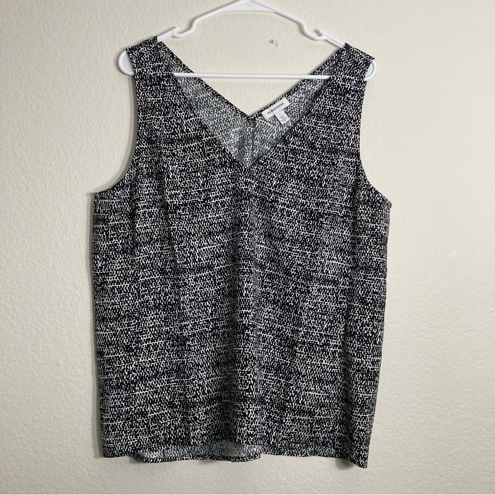 Nordstrom Tank Top - Black/White - Large